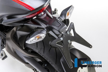 Uchwyt tablicy rejestracyjnej karbonowy matowy Ducati Monster 1200 / 1200 S (2014-2016) ILMBERGER NHO.114.D12MM.K