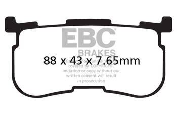 EBC Klocki hamulcowe FA641/4HH wzmacniane (kpl. na 1 tarcze)