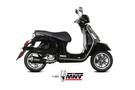 Mivv Tłumik końcowy DELTA RACE BLACK stal nierdzewna PIAGGIO VESPA GTS 300 2021-2024