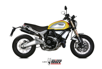 Mivv tłumik końcowy GP PRO BLACK STAINLESS STEEL DUCATI SCRAMBLER 1100 2018-2020