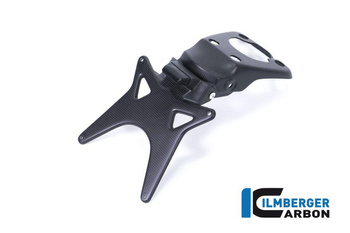 Uchwyt tablicy rejestracyjnej krótki matowy carbon - DUCATI Monster 1200 od 2017 ILMBERGER NHO.119.DSS7M.K