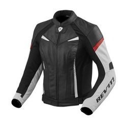 REV'IT! Kurtka skórzana damska Xena 2 kolor Biały/Czerwony