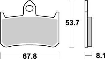KLOCKI HAMULCOWE SBS 622 HS