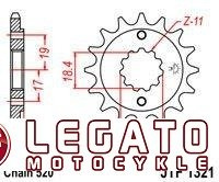 ZĘBATKA NAPĘDOWA JT PRZÓD