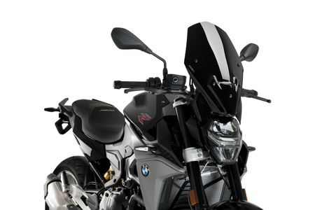 Owiewka PUIG do BMW F900R 20-25 (moto bez wspornika szyby BMW) Czarny (N) 22489N