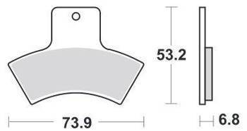 KLOCKI HAMULCOWE SBS 755 RSI