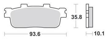 KLOCKI HAMULCOWE SBS 201 HF