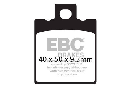 EBC Klocki hamulcowe FA047/3 (kpl. na 1 tarcze)