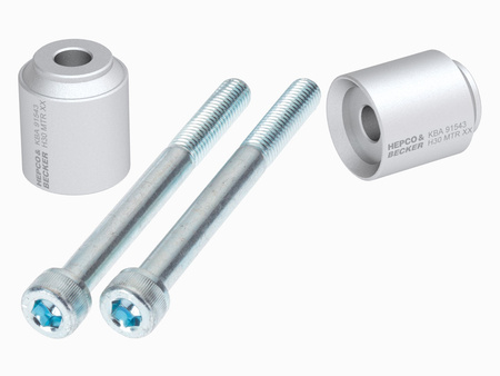 Handlebar riser 30 mm silver for BMW F 650 GS Twin (2008-2011)