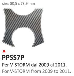 ONEDESIGN Naklejka na półkę kierownicy Suzuki V-STROM 2009/2011