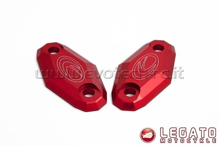 Zaślepki lusterek EVOTECH RC Kawasaki czerwone