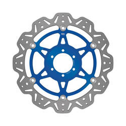 EBC Tarcza hamulcowa motocyklowa VR614BLU VEE, niebieska