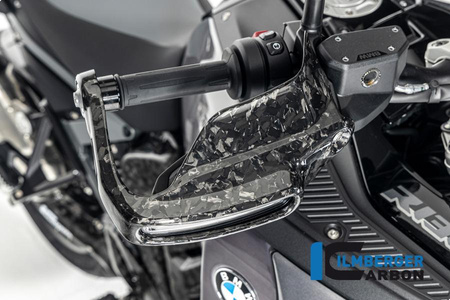 Osłona dłoni wysoka na kierunkowskaz prawy BDC - połysk, black diamond carbon, BMW R 1300 GS od 2023 ILMBERGER BG.HPR.005.R23GS