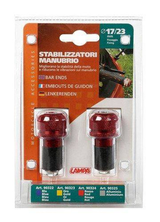 90324 SU-4 uniwersalne ciężarki kierownicy 17/ 23mm - czerwony