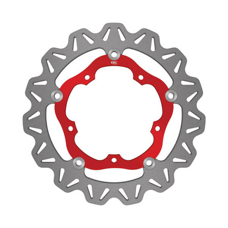 EBC Tarcza hamulcowa motocyklowa VR2119RED VEE, czerwona