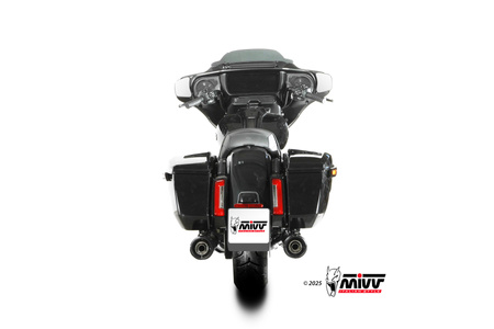 Mivv Tłumiki końcowe HR-1 stal nierdzewna HARLEY DAVIDSON STREET GLIDE / ANNIVERSARY / SPECIAL / SPECIAL ANNIVERSARY 2017-2026