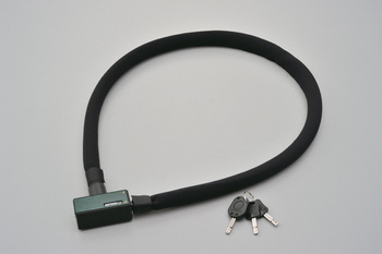 Linka zabezpieczająca z zamkiem 1200mm szara