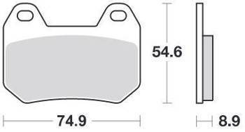 KLOCKI HAMULCOWE SBS 746 HF