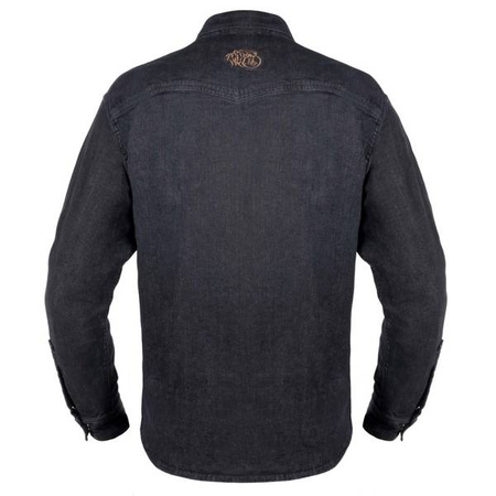 KOSZULA BROGER ALASKA JEANS WASHED BLACK