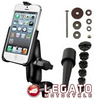 Uchwyt do Apple iPhone 5 & Apple iPhone 5S bez futerału montowany w trzon widelca w motocyklu