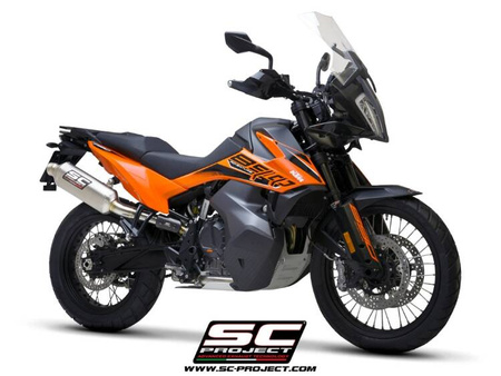 SC-Project tłumik końcowy Rally Raid tytan KTM 890 ADVENTURE (2021-2024)