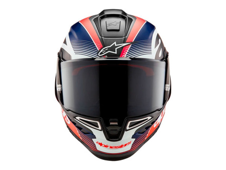 Kask Integralny Alpinestars Supertech R10 Team Red/Blue/White
