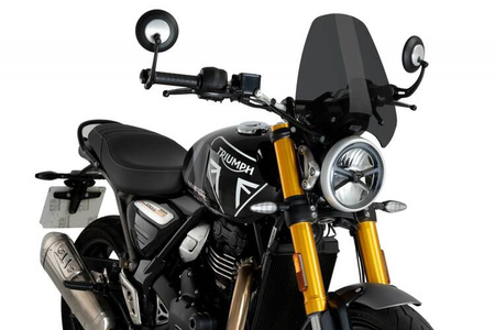 Owiewka PUIG do Triumph Scrambler 400X / Speed 400 2024-2025 (Sport) Mocno przyciemniany (F) 21933F