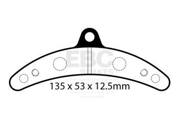 EBC Klocki kartingowe FA541S (1 kpl. na tarczę)