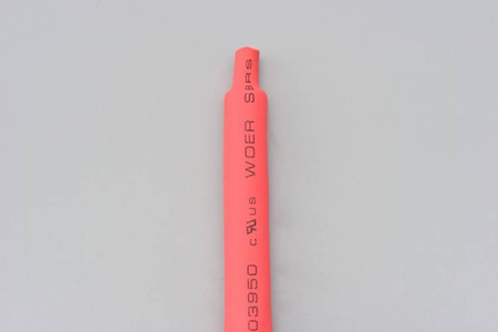 Izolacja termokurczliwa  Ø6.4mm  czerwony  3m