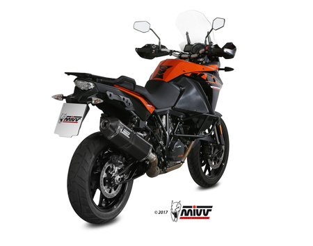 Mivv Tłumik końcowy SPEED EDGE BLACK stal nierdzewna KTM 1090 ADVENTURE 2017-2019