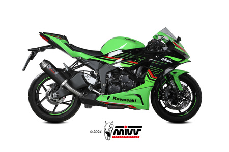 Mivv Tłumik końcowy AK-1 CARBON WITH CARBON CAP KAWASAKI NINJA ZX-6R 2021-2025