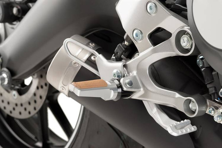 Podnóżki PUIG Sport (Vintage, wymagają adapterów) Srebrny (P) 9189P