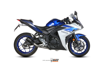 Mivv Układ wydechowy Full System BLACK stal nierdzewna YAMAHA YZF R25 2015-2024