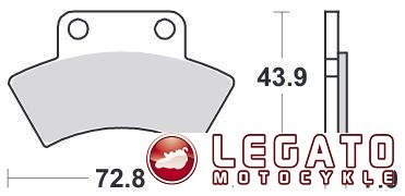 KLOCKI HAMULCOWE SBS 717 ATS