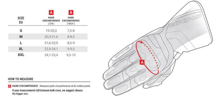 Rękawice motocyklowe RS-2 Shima 