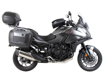 Alurack top case carrier black for combination with original rear rack for Honda NT 1100 (2022-2024)