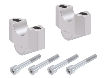 Handlebar riser 30 mm silver for Honda ADV 350 (2022-)