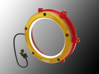 Ducabike DBK Oslona sprzęgła EVO LED Ducati Panigale V4 (s) 2025-2026 Red/Gold