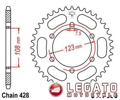 ZĘBATKA NAPĘDOWA JT TYŁ