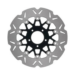 EBC Tarcza hamulcowa motocyklowa VR534BLK VEE, do amerykańskich motocykli, czarna