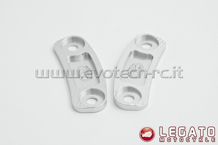 Zaślepki lusterek EVOTECH RC Kawasaki srebrne