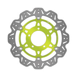 EBC Tarcza hamulcowa motocyklowa VR4161GRN VEE, zielona