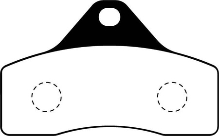 EBC Klocki kartingowe FA552 (1 kpl. na tarczę)