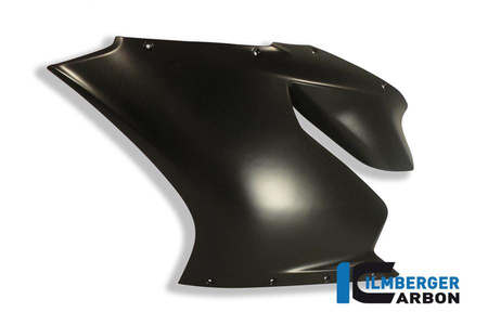 Panel boczny owiewki lewy - carbon Ducati Panigale 1199 (12-14) / 1299 Panigale ILMBERGER VEL.003.D1199.K