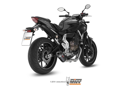 Mivv Układ wydechowy OVAL CARBON with carbon cap YAMAHA MT-07 / FZ-07 2014-2020