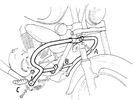 Suzuki VL 125/250 Intruder (1999-2007) Gmol silnika