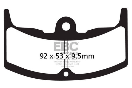 EBC Klocki hamulcowe FA080/2 (kpl. na 1 tarcze)