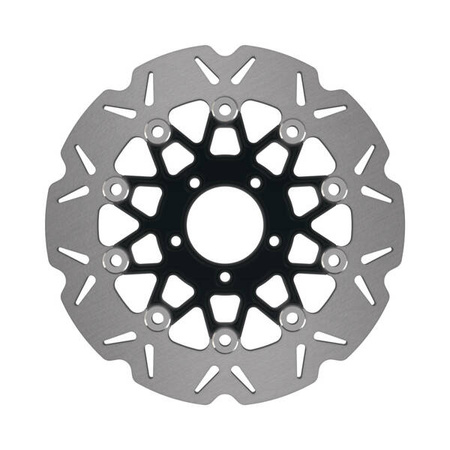 EBC Tarcza hamulcowa motocyklowa VR534BLK VEE, do amerykańskich motocykli, czarna