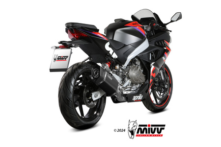 MIVV Układ Wydechowy SR-1 Inox Nero Aprilia RS 457 2024-2026