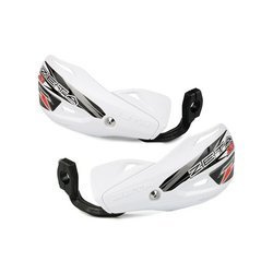ZETA Handbary IMPACT X3 szalki/listki osłony dłoni białe komplet MX ENDURO